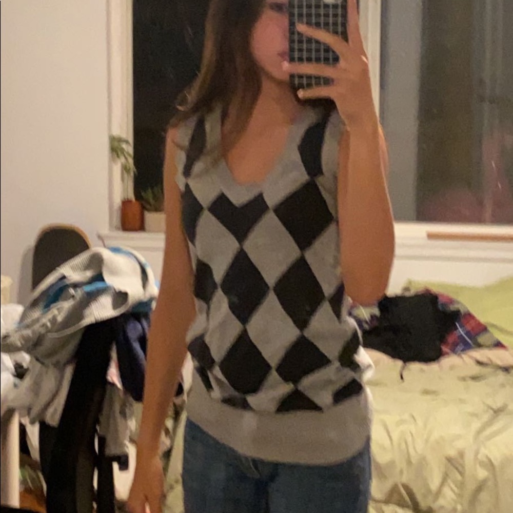 vintage soft sweater vest